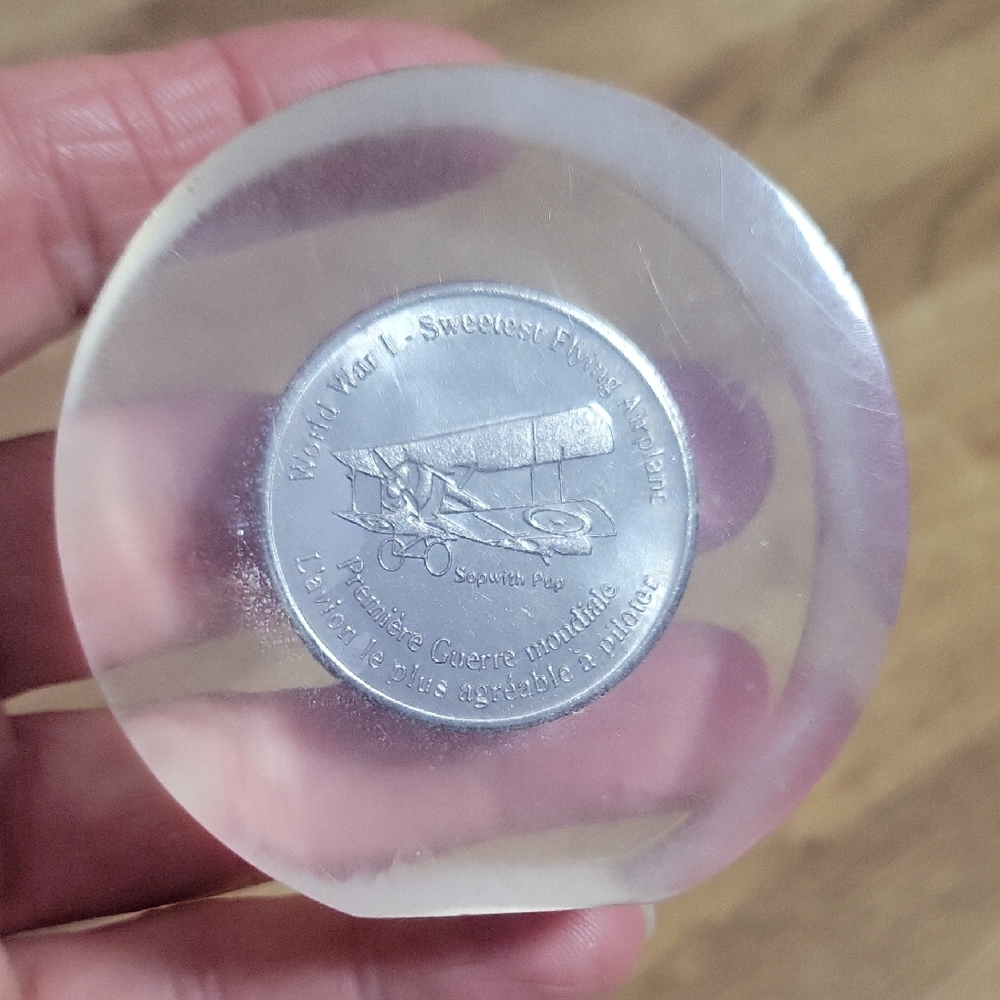 Canada's Aviation Museum Coin Paperweight